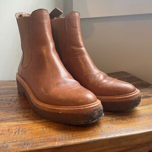 Loeffler Randall leather Chelsea boots